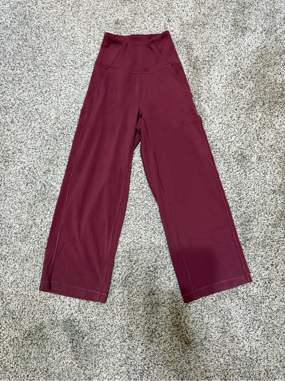 lululemon athletica Wide-Leg Pants in Wine